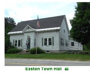 Easton Town Hall, adjacent to the fire station. - Click for a larger image!