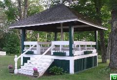 A gazebo in Effingham, NH - Click for a larger image!