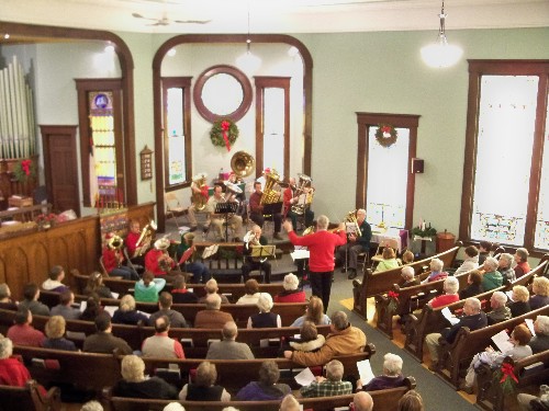 TubaChristmas in Colebrook, NH.